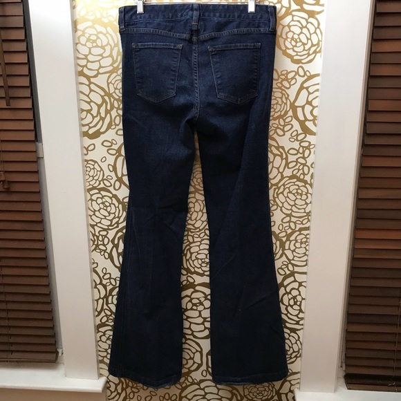 J Crew Classic Flare Dark Wash Jeans Pants - Picture 4 of 8